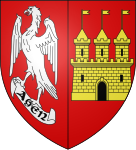 Blason ville fr Agen (Lot-et-Garonne)